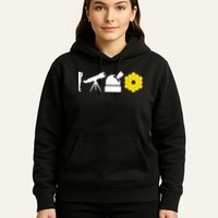 Evolution Of Astronomy Telescopes James Webb Space Telescope Hoodie