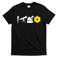 Evolution Of Astronomy Telescopes James Webb Space Telescope T-Shirt