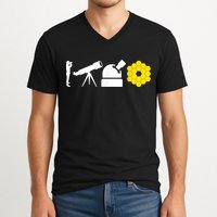 Evolution Of Astronomy Telescopes James Webb Space Telescope V-Neck T-Shirt