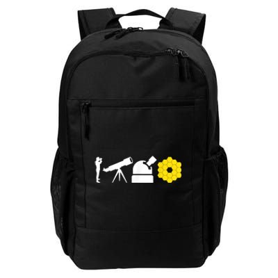 Evolution Of Astronomy Telescopes James Webb Space Telescope Daily Commute Backpack