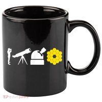 Evolution Of Astronomy Telescopes James Webb Space Telescope 11oz C Handle Ceramic Mug