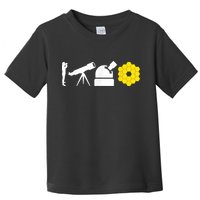 Evolution Of Astronomy Telescopes James Webb Space Telescope Toddler T-Shirt