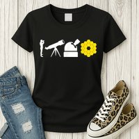 Evolution Of Astronomy Telescopes James Webb Space Telescope Womens T-Shirt