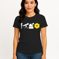 Evolution Of Astronomy Telescopes James Webb Space Telescope Womens T-Shirt
