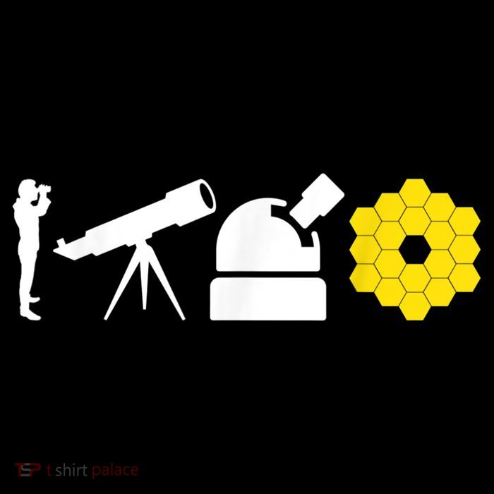 Evolution Of Astronomy Telescopes James Webb Space Telescope Zip Tote Bag