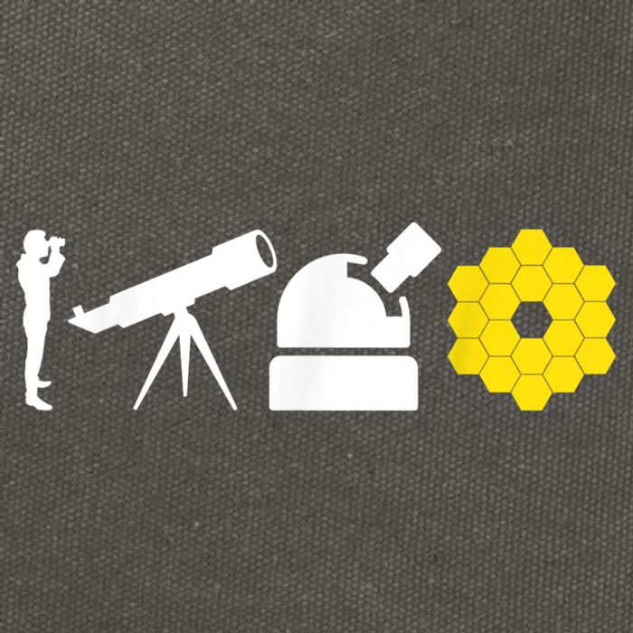 Evolution Of Astronomy Telescopes James Webb Space Telescope Cotton Canvas Backpack