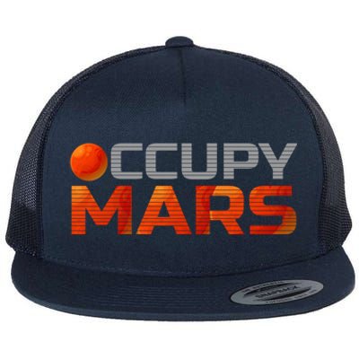 Explorer Occupygiftmars Astronomy Great Gift Flat Bill Trucker Hat