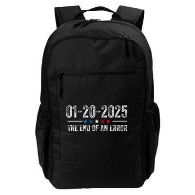 End Of An Error January 20 2025 Inauguration Trump Daily Commute Backpack