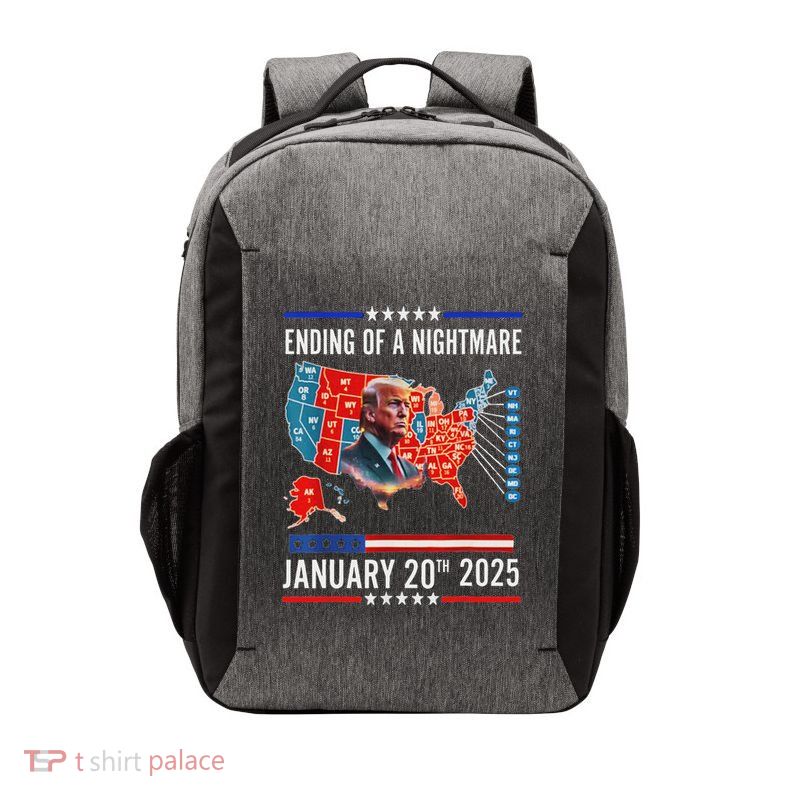 Ending Of A Nightmare January 20th 2025Donald Trump Vector Backpack