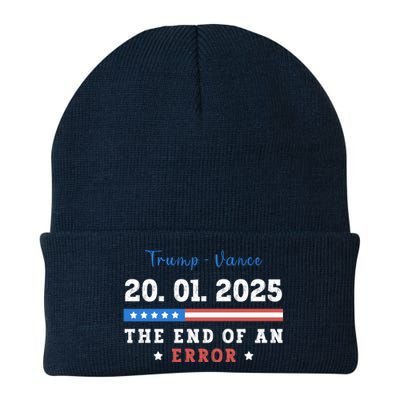 End Of An Error January 20 2025 Inauguration Day Trump Knit Cap Winter Beanie