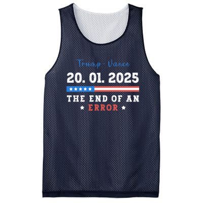 End Of An Error January 20 2025 Inauguration Day Trump Mesh Reversible Basketball Jersey Tank