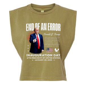 End Of An Error Trump Inauguration Day Memorabilia Garment-Dyed Women's Muscle Tee