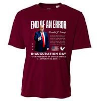 End Of An Error Trump Inauguration Day Memorabilia Cooling Performance Crew T-Shirt