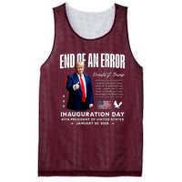 End Of An Error Trump Inauguration Day Memorabilia Mesh Reversible Basketball Jersey Tank