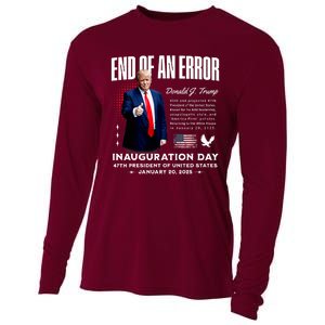 End Of An Error Trump Inauguration Day Memorabilia Cooling Performance Long Sleeve Crew