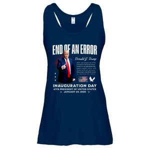 End Of An Error Trump Inauguration Day Memorabilia Ladies Essential Flowy Tank