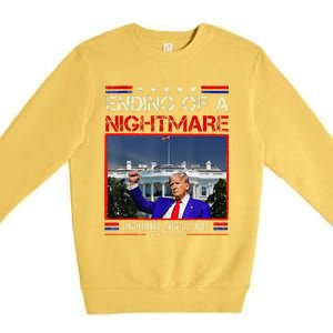 Ending Of A Nightmare January 20th 2025 Donald Trump Premium Crewneck Sweatshirt