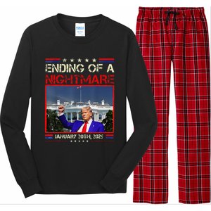 Ending Of A Nightmare January 20th 2025 Donald Trump Long Sleeve Pajama Set