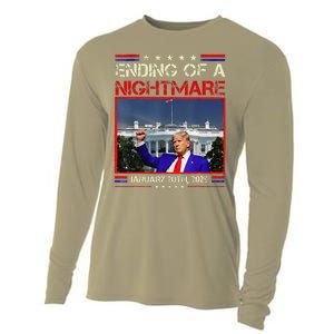 Ending Of A Nightmare January 20th 2025 Donald Trump Cooling Performance Long Sleeve Crew