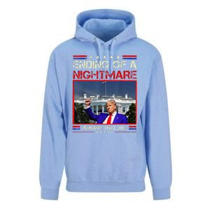 Ending Of A Nightmare January 20th 2025 Donald Trump Unisex Surf Hoodie