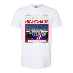 Ending Of A Nightmare January 20th 2025 Donald Trump Softstyle CVC T-Shirt