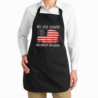 End Of An Error January 20 2025 Inauguration Trump American Full-Length Apron With Pockets