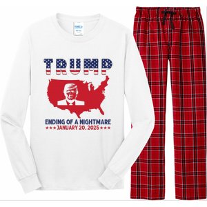 Ending Of A Nightmare January 20th Inauguration Day 2025 Long Sleeve Pajama Set