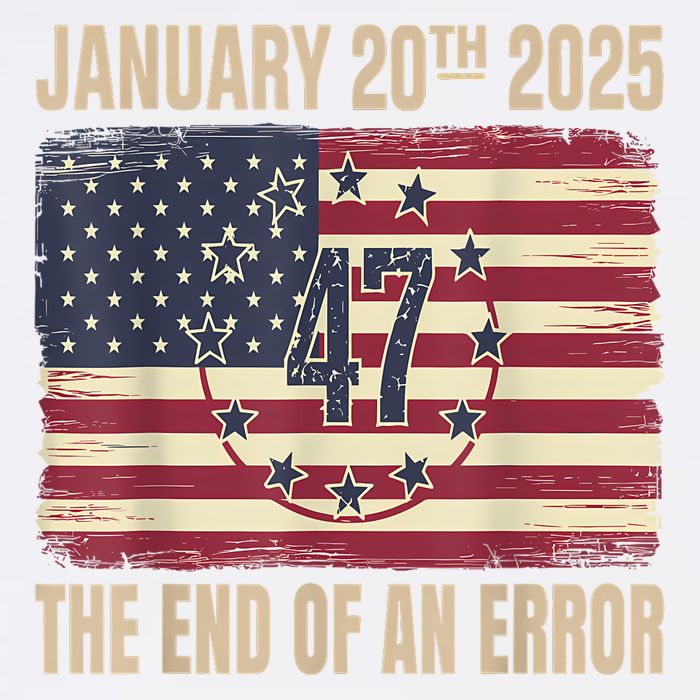 End Of An Error On January 20 2025 Inauguration Day Flat Bill Trucker Hat