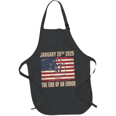 End Of An Error On January 20 2025 Inauguration Day Full-Length Apron With Pockets