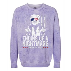 Ending Of A Nightmare January 20th 2025 Colorblast Crewneck Sweatshirt