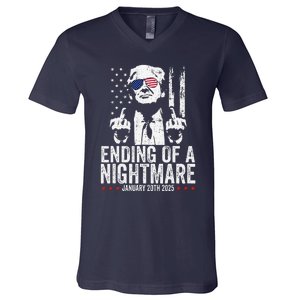 Ending Of A Nightmare January 20th 2025 V-Neck T-Shirt