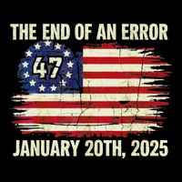 End Of An Error January 20th 2025 Inauguration Vintage Drawstring Bag