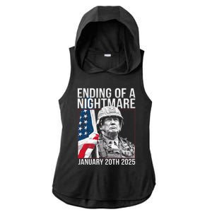 Ending Of A Nightmare January 20th 2025 January 20th 2025 End Of A Nightmare Ladies PosiCharge Tri-Blend Wicking Draft Hoodie Tank