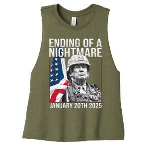 Ending Of A Nightmare January 20th 2025 January 20th 2025 End Of A Nightmare Women's Racerback Cropped Tank