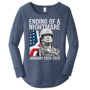 Ending Of A Nightmare January 20th 2025 January 20th 2025 End Of A Nightmare Women's Perfect Tri Tunic Long Sleeve Shirt