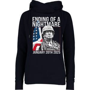 Ending Of A Nightmare January 20th 2025 January 20th 2025 End Of A Nightmare Womens Funnel Neck Pullover Hood