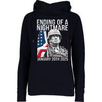 Ending Of A Nightmare January 20th 2025 January 20th 2025 End Of A Nightmare Womens Funnel Neck Pullover Hood