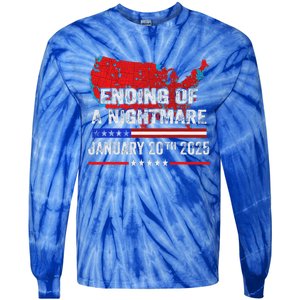 Ending Of A Nightmare January 20th 2025 Tie-Dye Long Sleeve Shirt