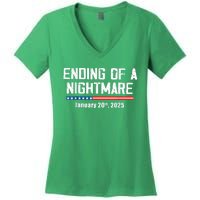 Ending Of A Nightmare January 20th 2025 Women's V-Neck T-Shirt