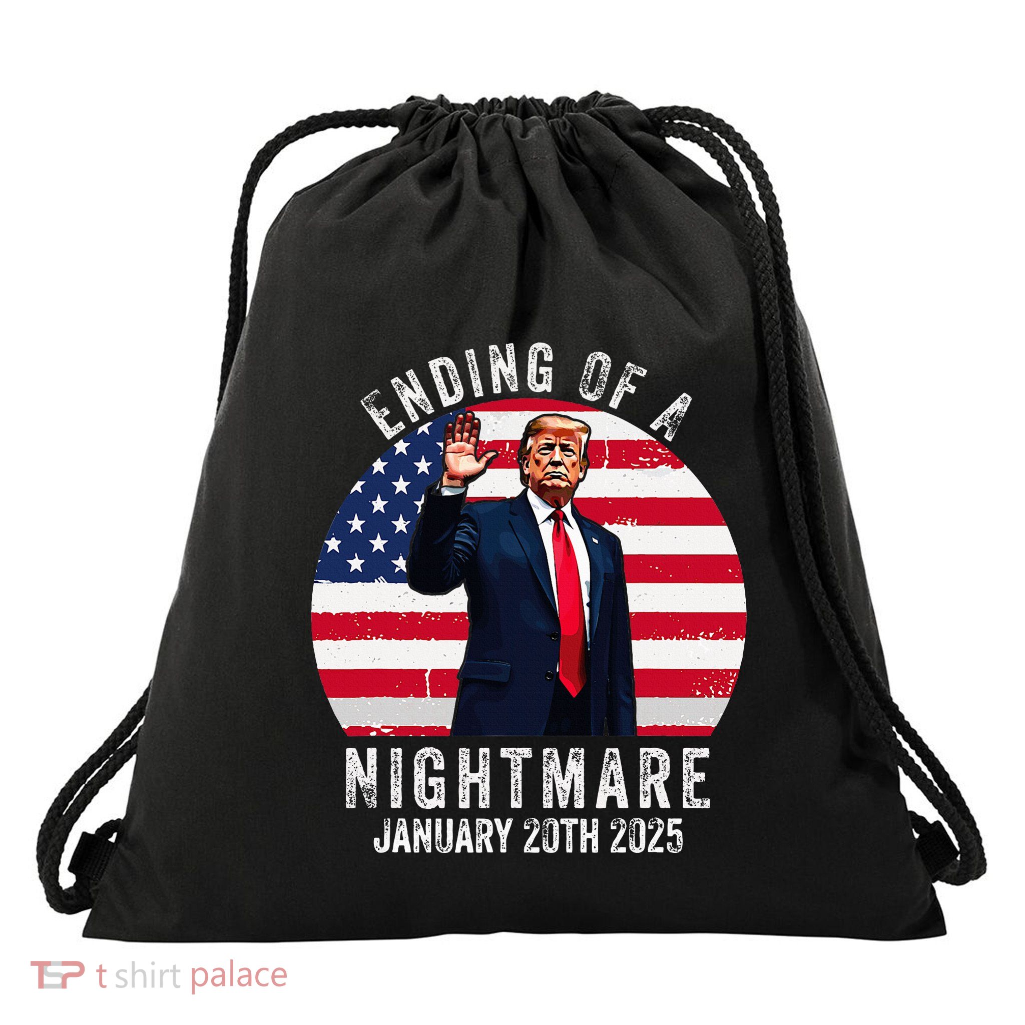 Ending Of A Nightmare January 20th 2025 Drawstring Bag