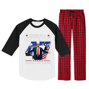 Ending Of A Nightmare January 20th 2025 47th President Trump Gift Raglan Sleeve Pajama Set