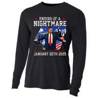 Ending Of A Nightmare January 20th 2025 47th President Trump Gift Cooling Performance Long Sleeve Crew