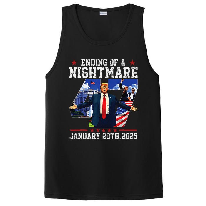 Ending Of A Nightmare January 20th 2025 47th President Trump Gift PosiCharge Competitor Tank