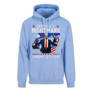 Ending Of A Nightmare January 20th 2025 47th President Trump Gift Unisex Surf Hoodie