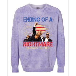 Ending Of A Nightmare January 20th 2025 Inauguration Day Colorblast Crewneck Sweatshirt