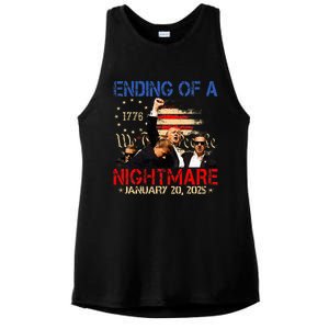 Ending Of A Nightmare January 20th 2025 Inauguration Day Ladies PosiCharge Tri-Blend Wicking Tank