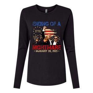 Ending Of A Nightmare January 20th 2025 Inauguration Day Womens Cotton Relaxed Long Sleeve T-Shirt