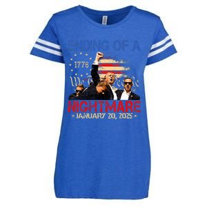 Ending Of A Nightmare January 20th 2025 Inauguration Day Enza Ladies Jersey Football T-Shirt