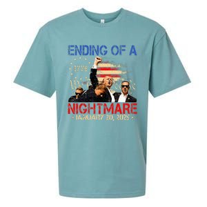 Ending Of A Nightmare January 20th 2025 Inauguration Day Sueded Cloud Jersey T-Shirt