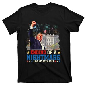 Ending Of A Nightmare January 20th Trump Inauguration Day T-Shirt